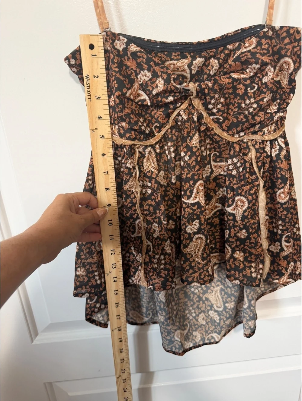 Free People Malia NWT Babydoll Boho Fall Removable Straps Tank Top Sz S